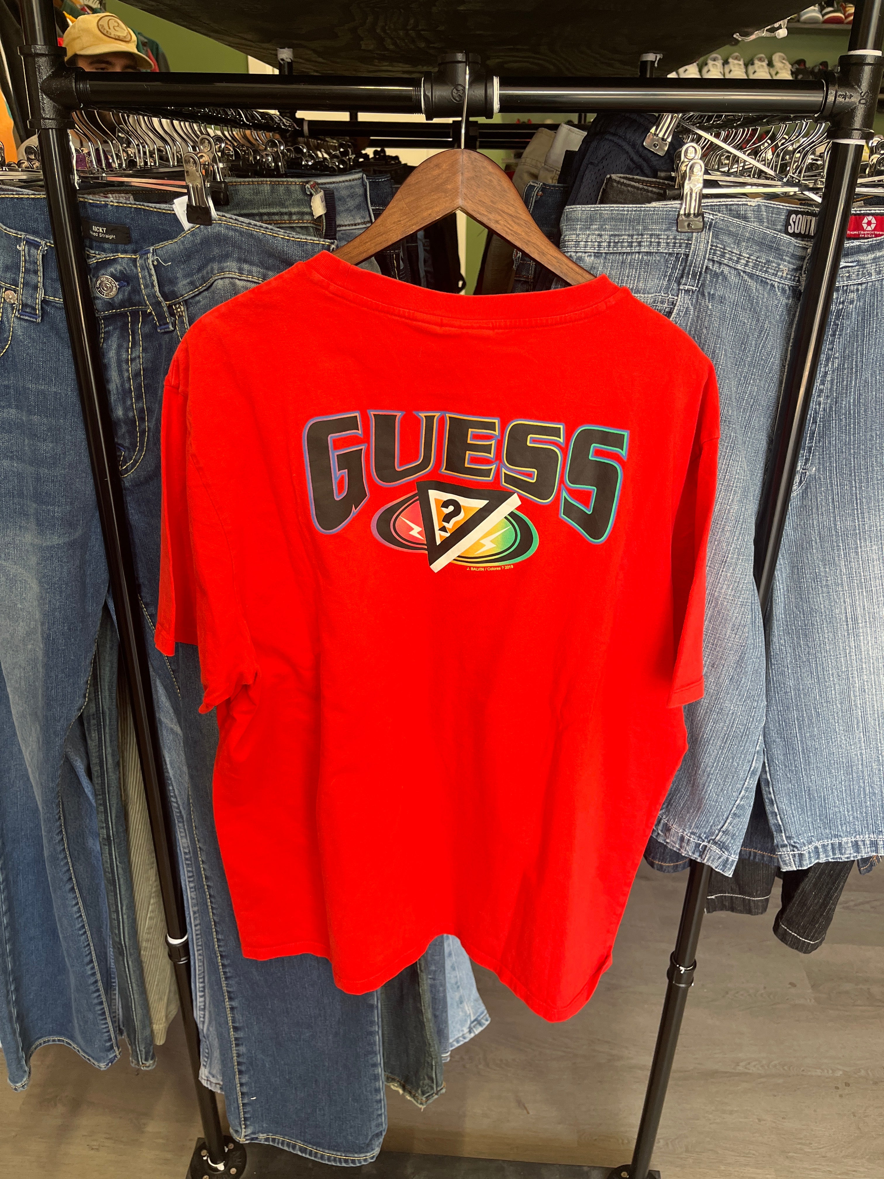 J Balvin Guess Tee