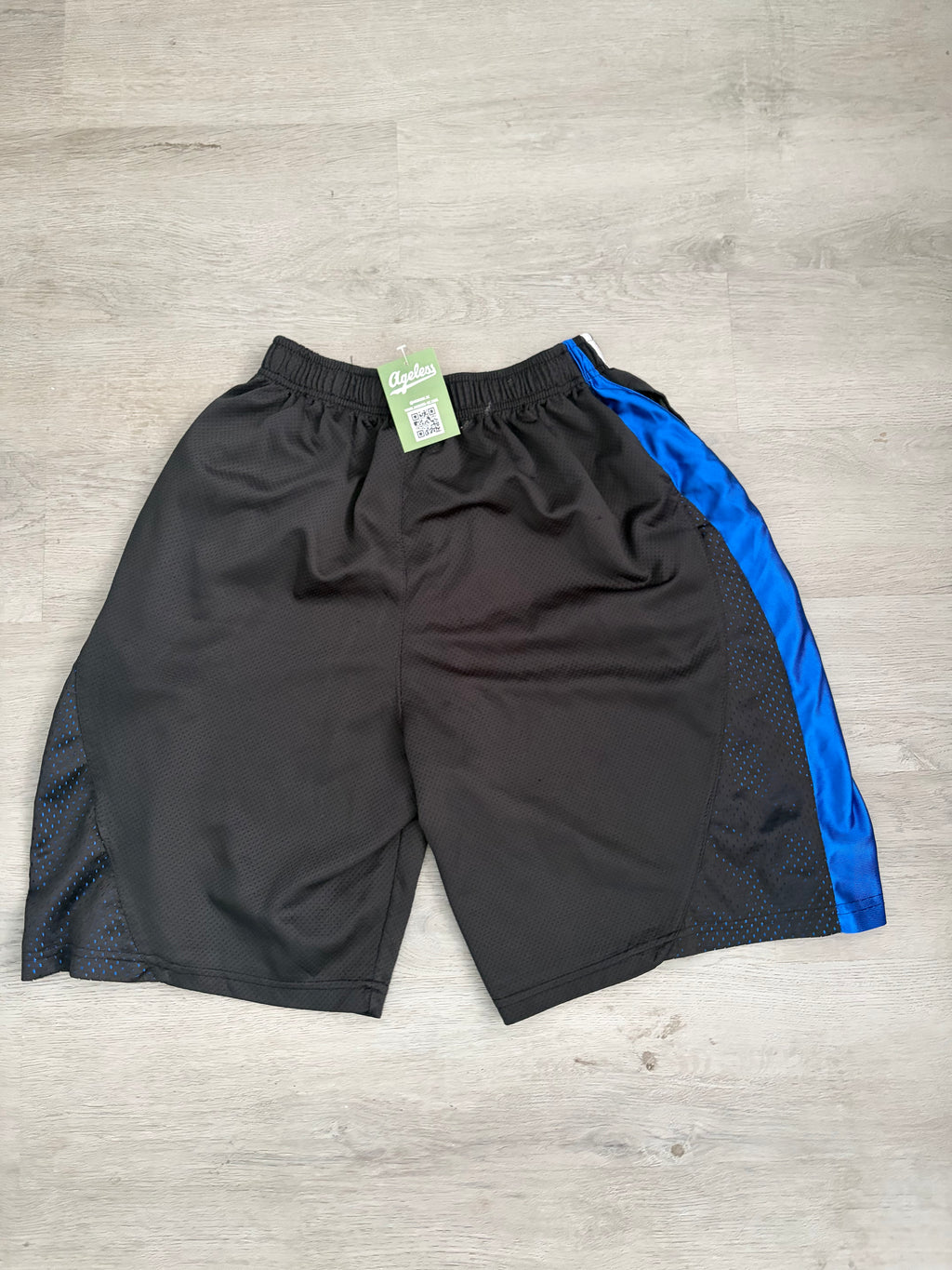 Vintage Red Ape Black Basketball Shorts
