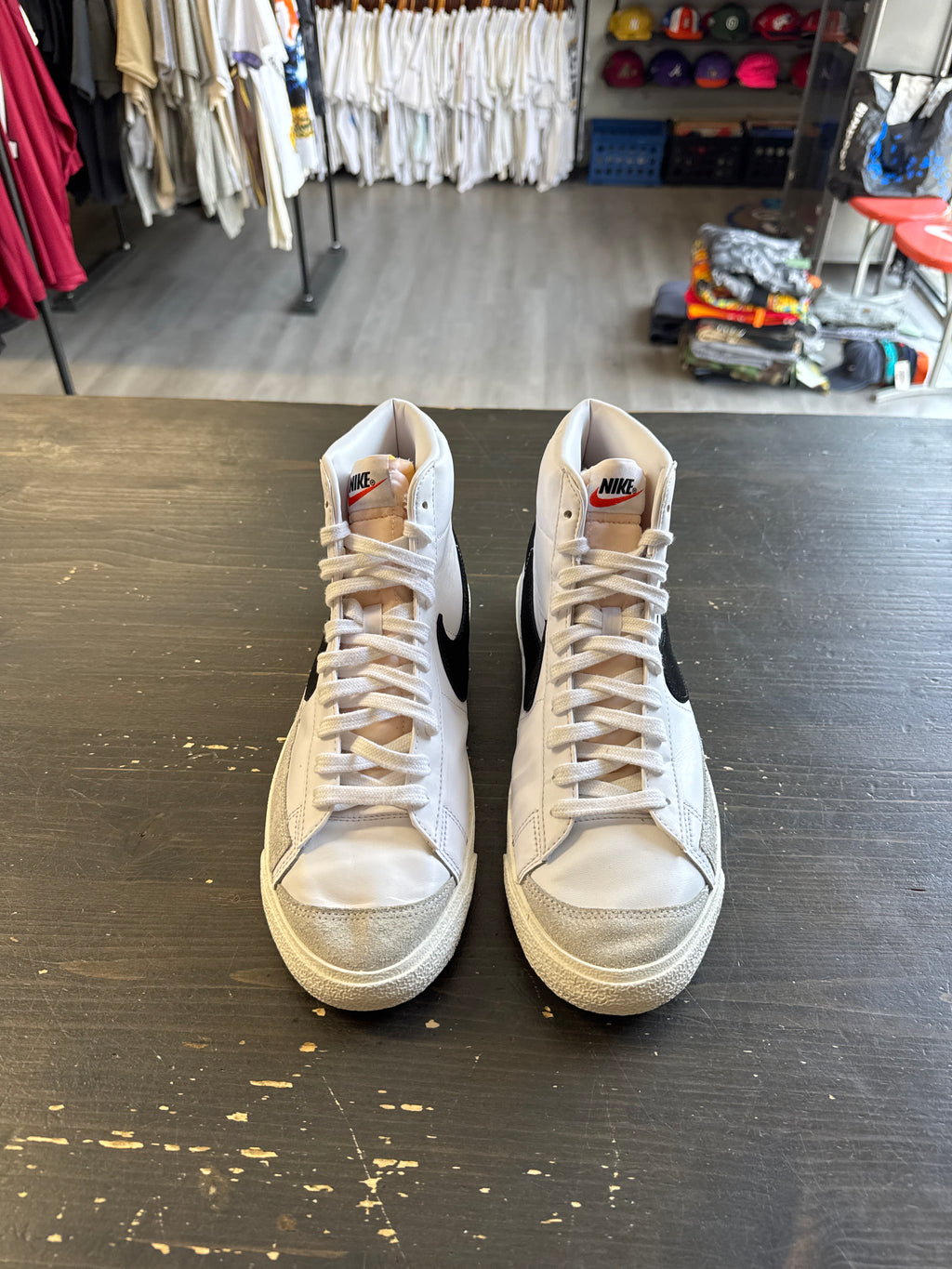 Pre-owned Nike Blazer Mid 77 Vintage White Black