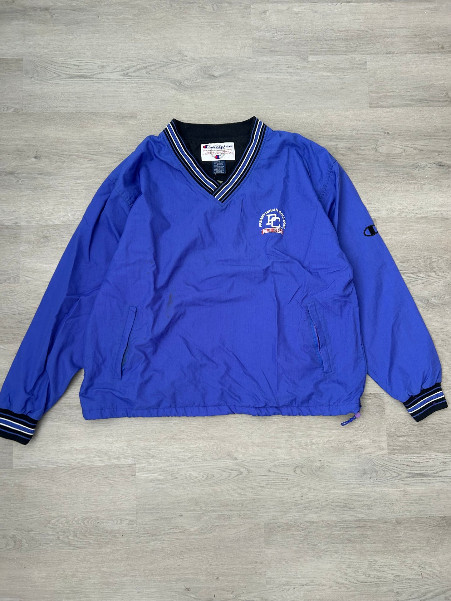 Champion Blue Presbyterian College Pull Over