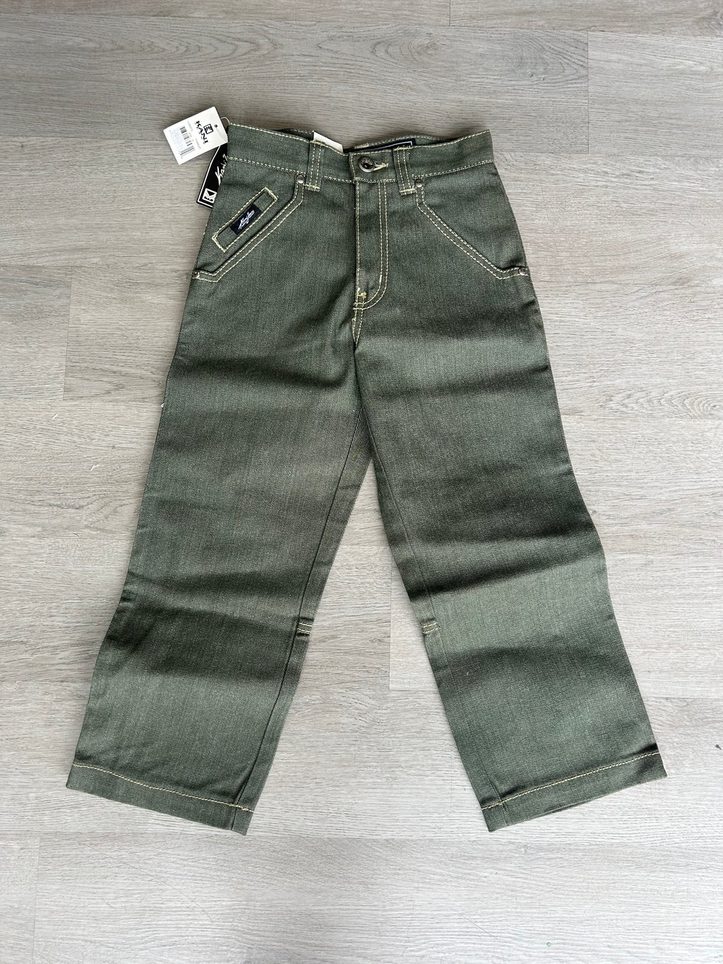Youth Olive Green Karl Kani Jeans