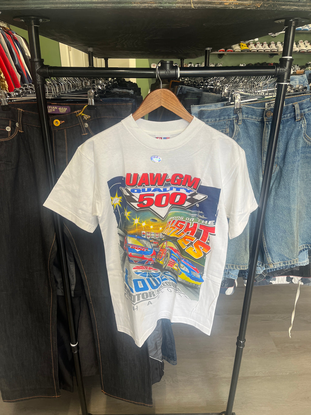 Vintage UAW-GM Quality 500 Working on The Night Moves, Takin’ The Fast Grooves Tee