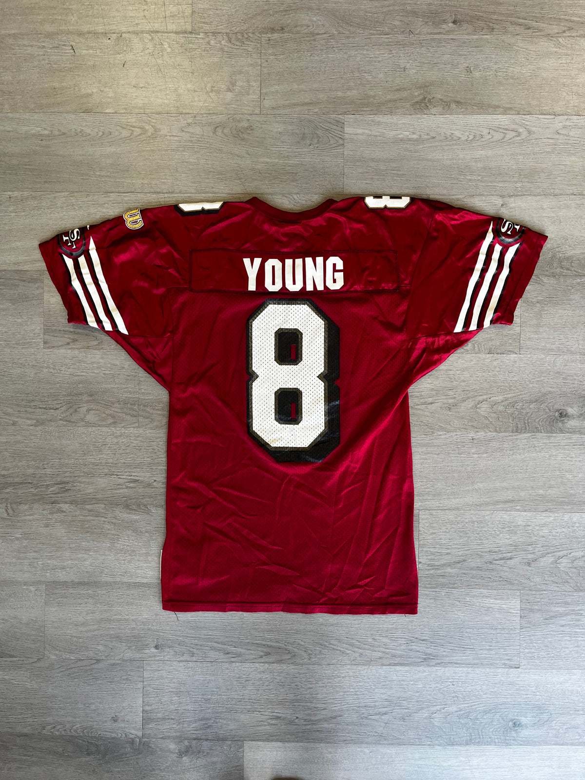 Vintage 1990s Wilson San Francisco 49ers Steve Young #8 Jersey