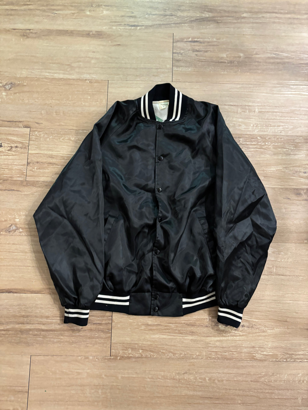 Vintage 1990s University of South Carolina Gamecocks Black Satin Jacket