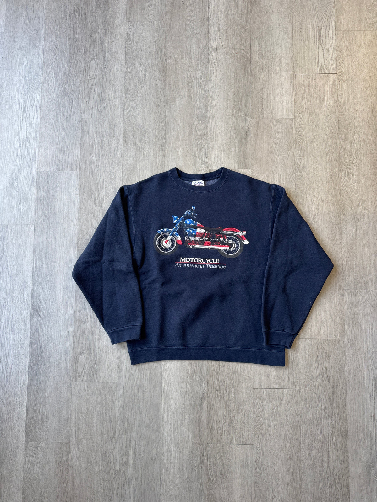 Vintage Motorcycle An American Tradition Sweatshirt