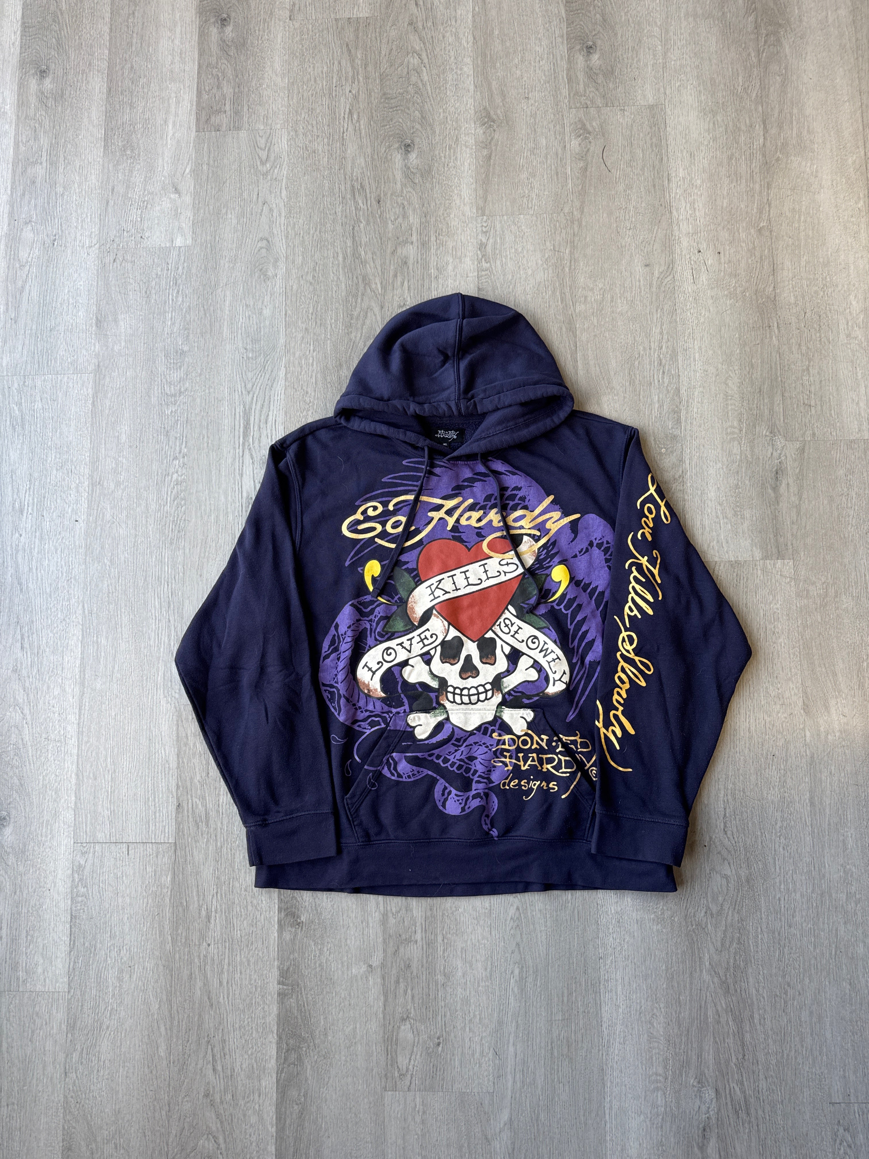 Ed Hardy Love Kills Slowly Hoodie