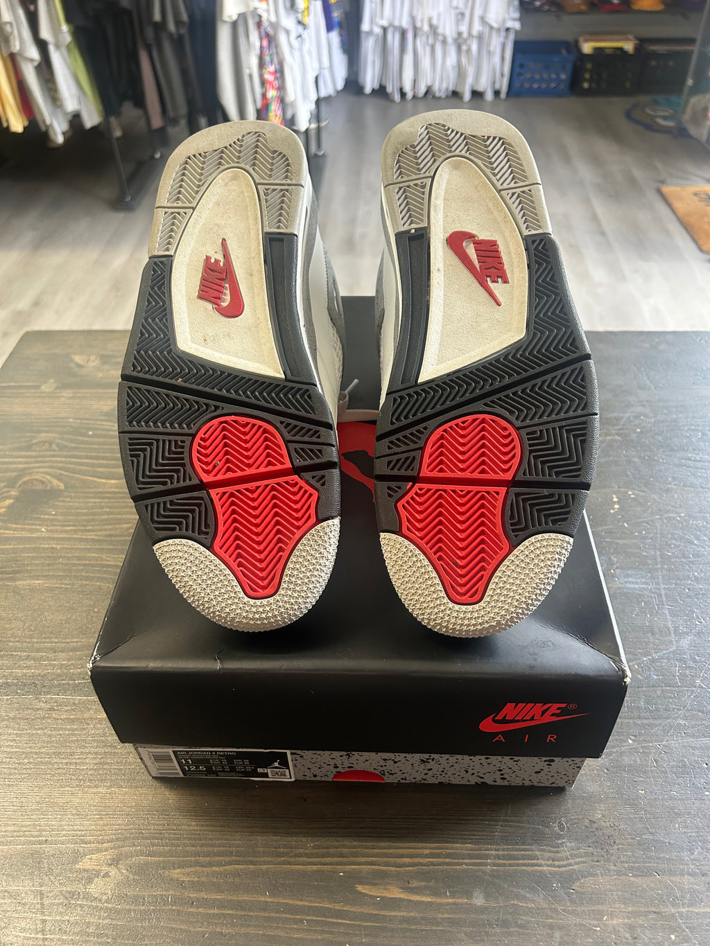 Pre-Owned Air Jordan 4 Retro White Cement