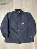 Vintage Navy Blue Carhartt Chore Coat