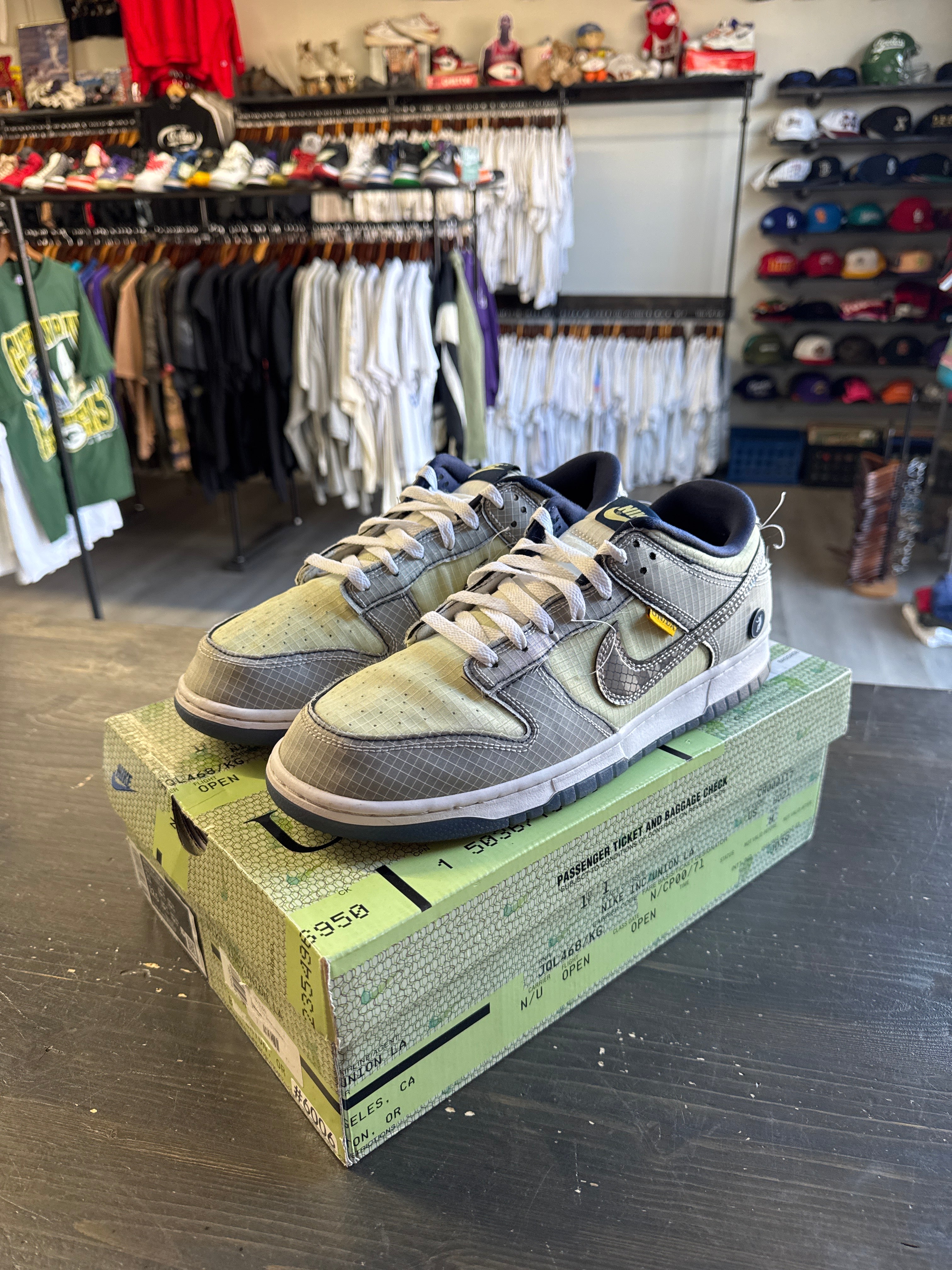 Pre-owned Nike Dunk Low Union Passport Pack Pistachio