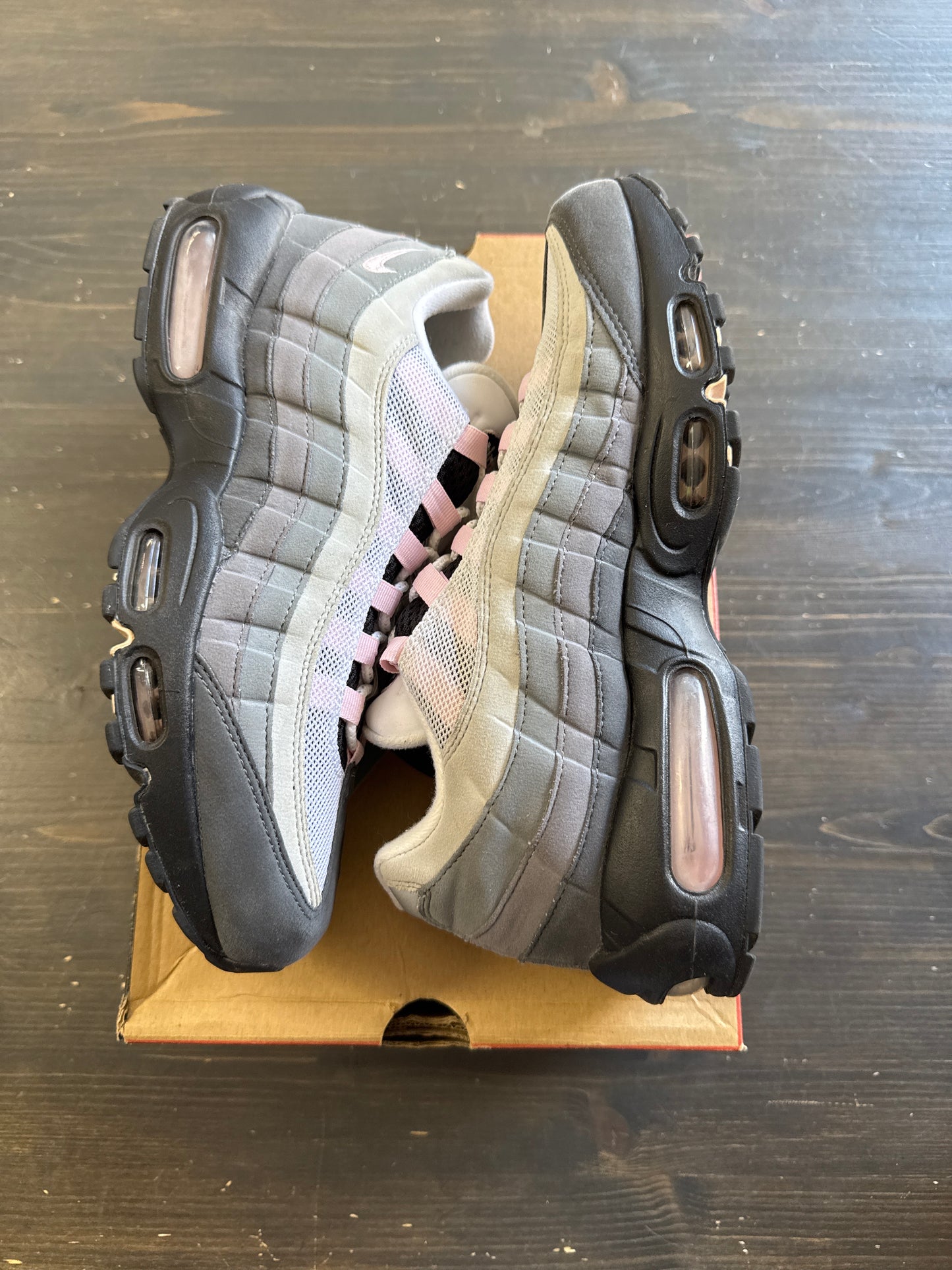 Pre-owned Nike Air Max 95 Gunsmoke Pink Foam
