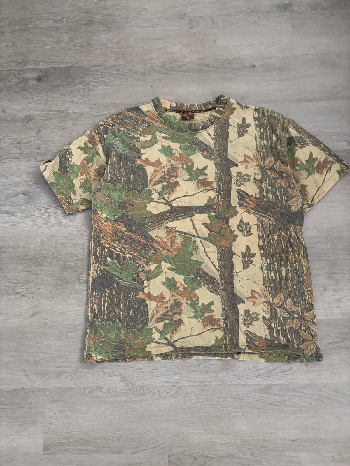 Vintage Camo Tree Print Tee