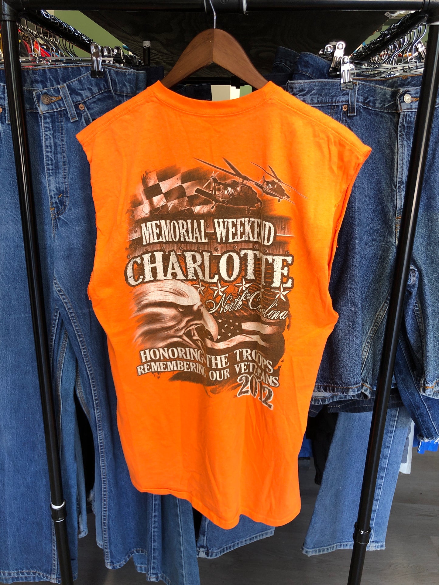 2012 Charlotte Memorial Day Sleeveless Tee