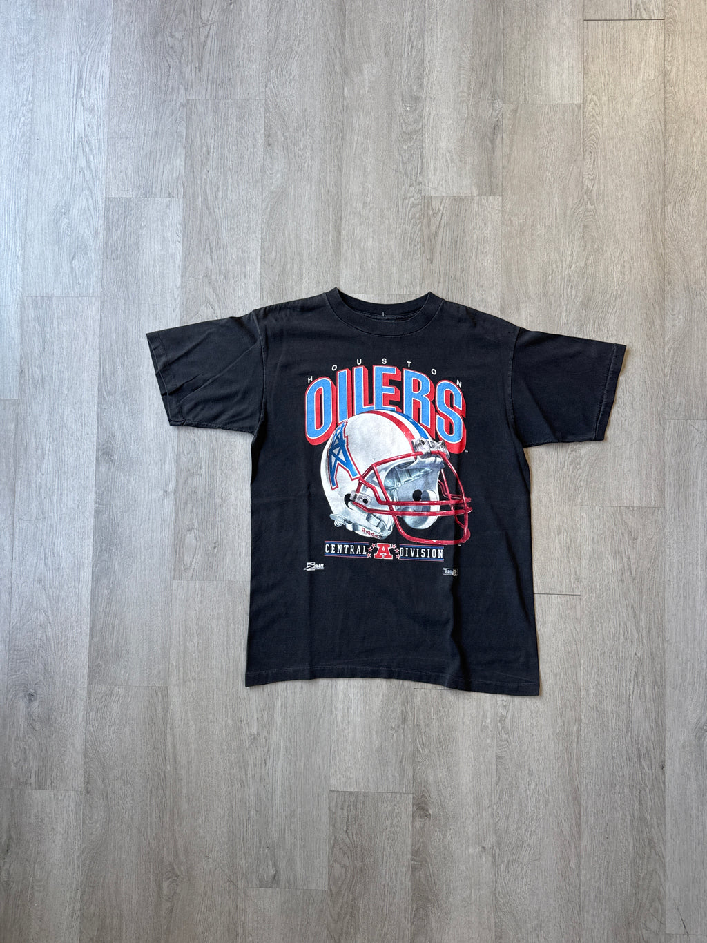Vintage 90s Salem Sportswear Houston Oilers Helmet Tee