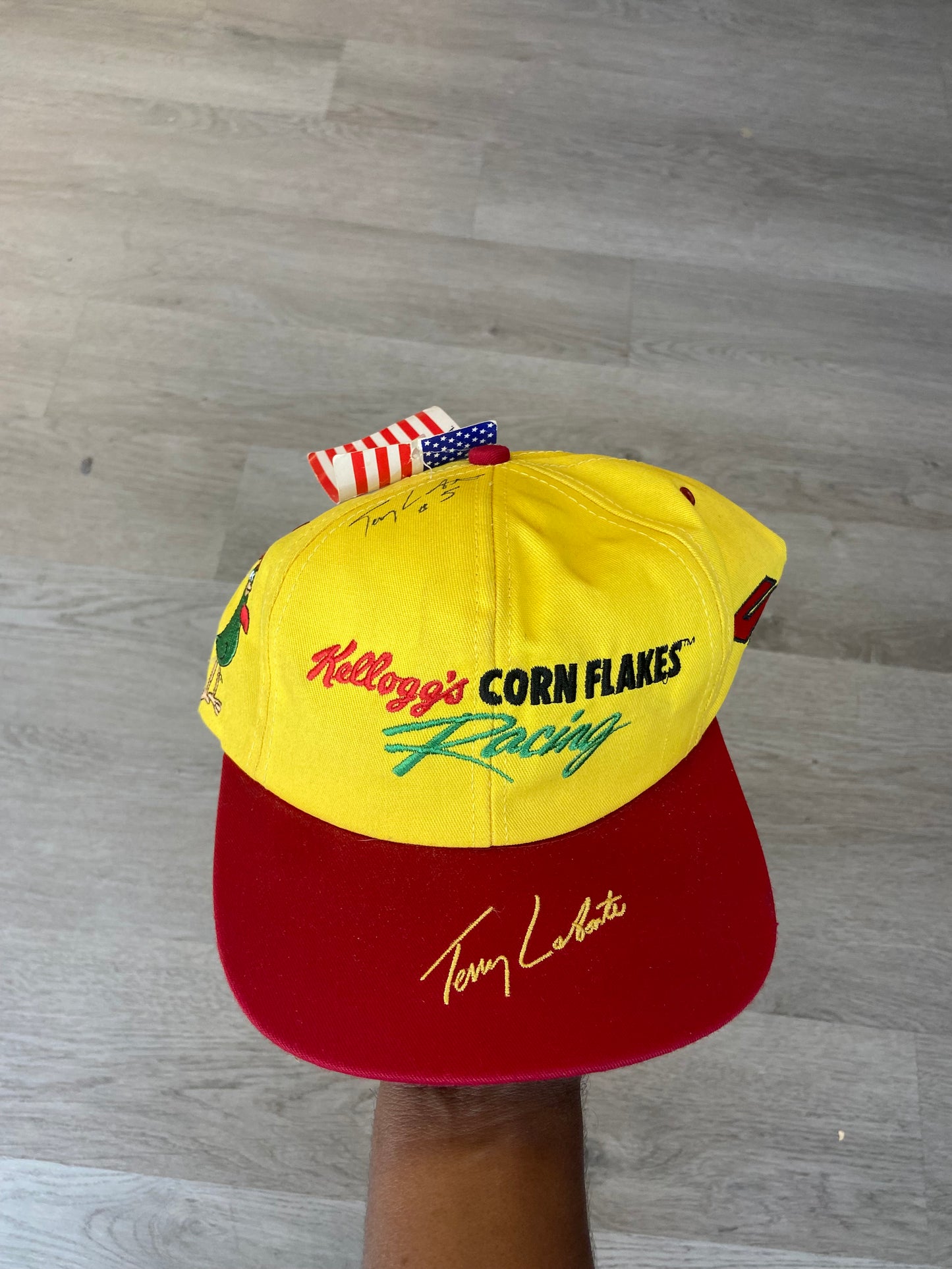 Vintage Kellogg’s Terry Labonte Embroidered NASCAR Racing Snapback Hat
