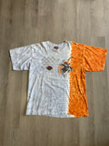 2003 Distressed Harley Davidson Orange Tie-Dye Tee
