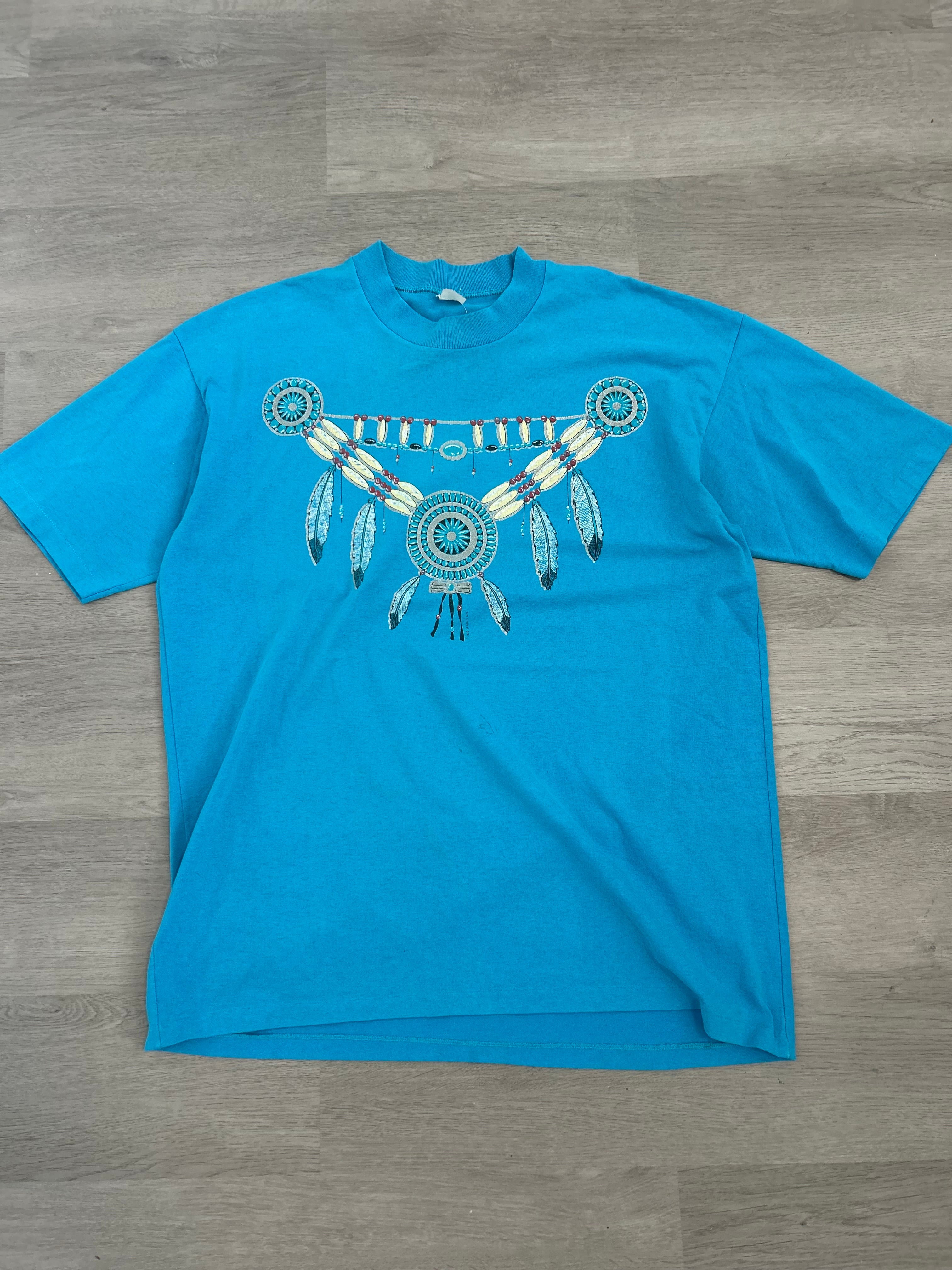 Vintage Blue Native Dream Catcher Tee