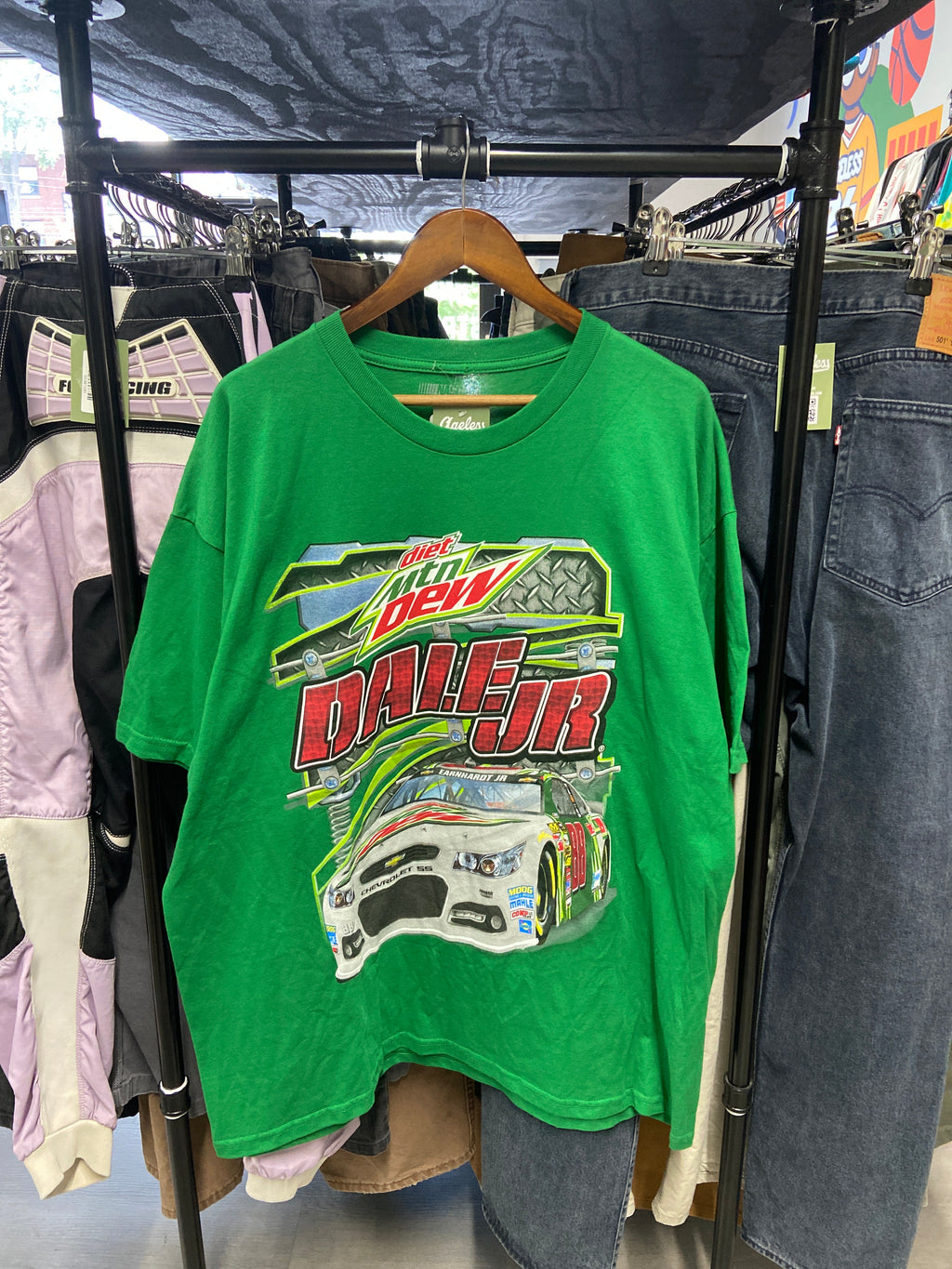 Dale Jr Diet Mtn Dew Racing Tee