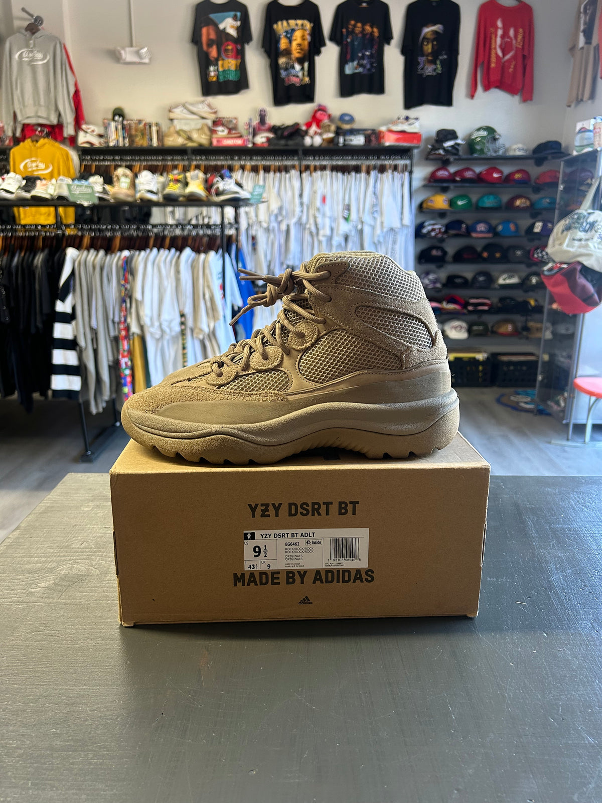 Pre-Owned Adidas Yeezy Desert Boot Rock