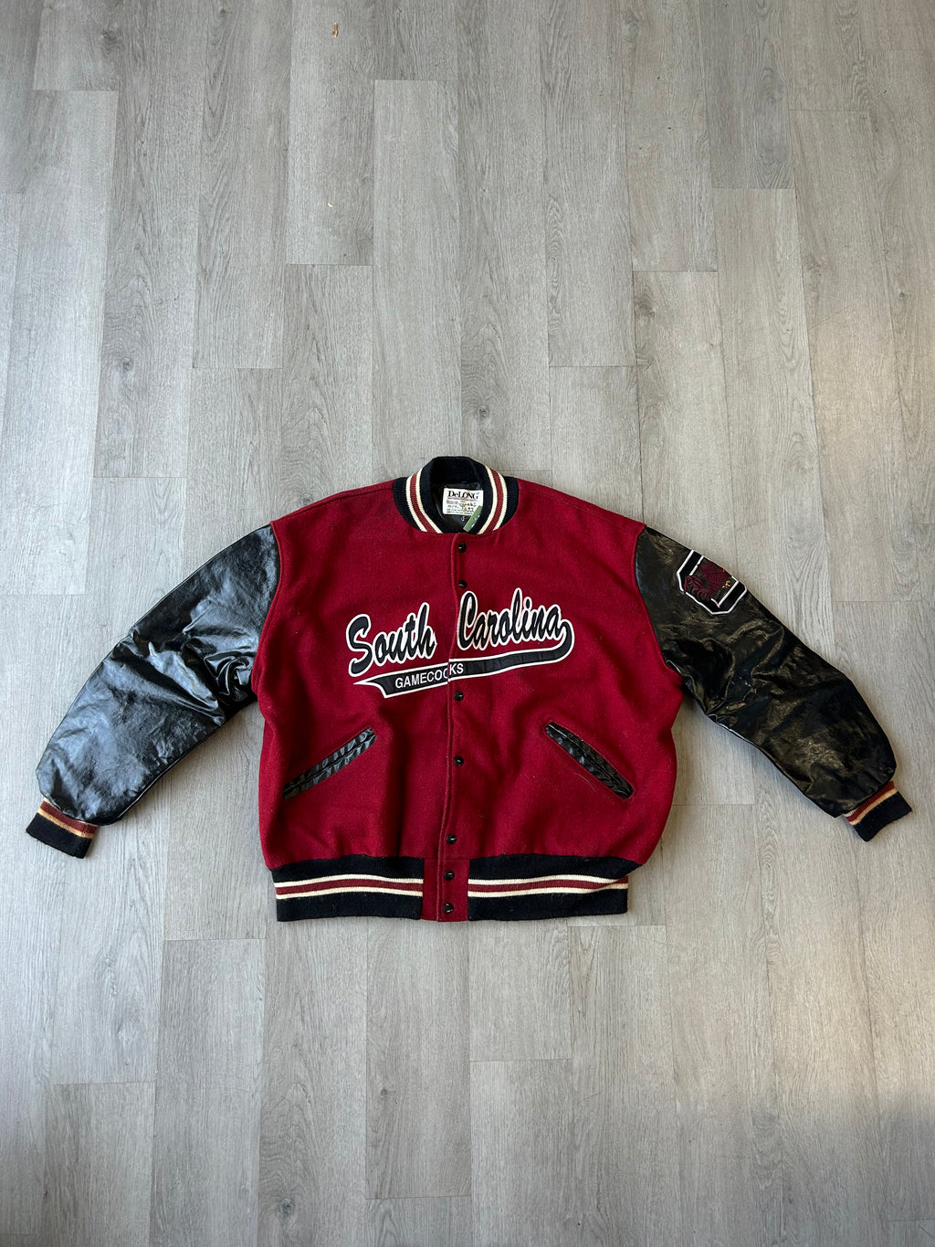 Vintage DeLONG University of South Carolina Gamecocks Varsity Jacket