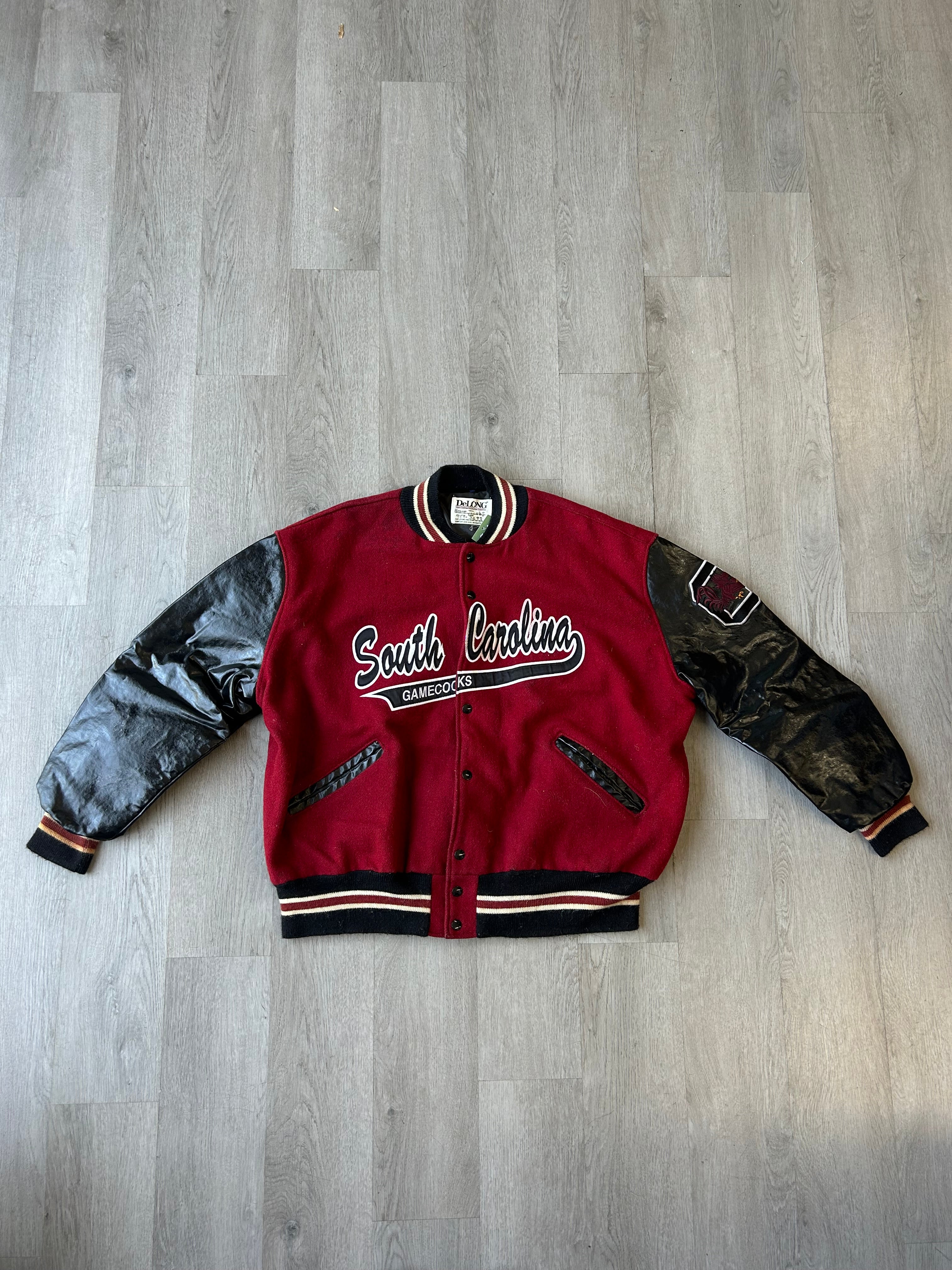 Vintage DeLONG University of South Carolina Gamecocks Varsity Jacket