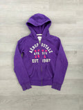 Women’s Purple Aeropostale Zip Up Hoodie