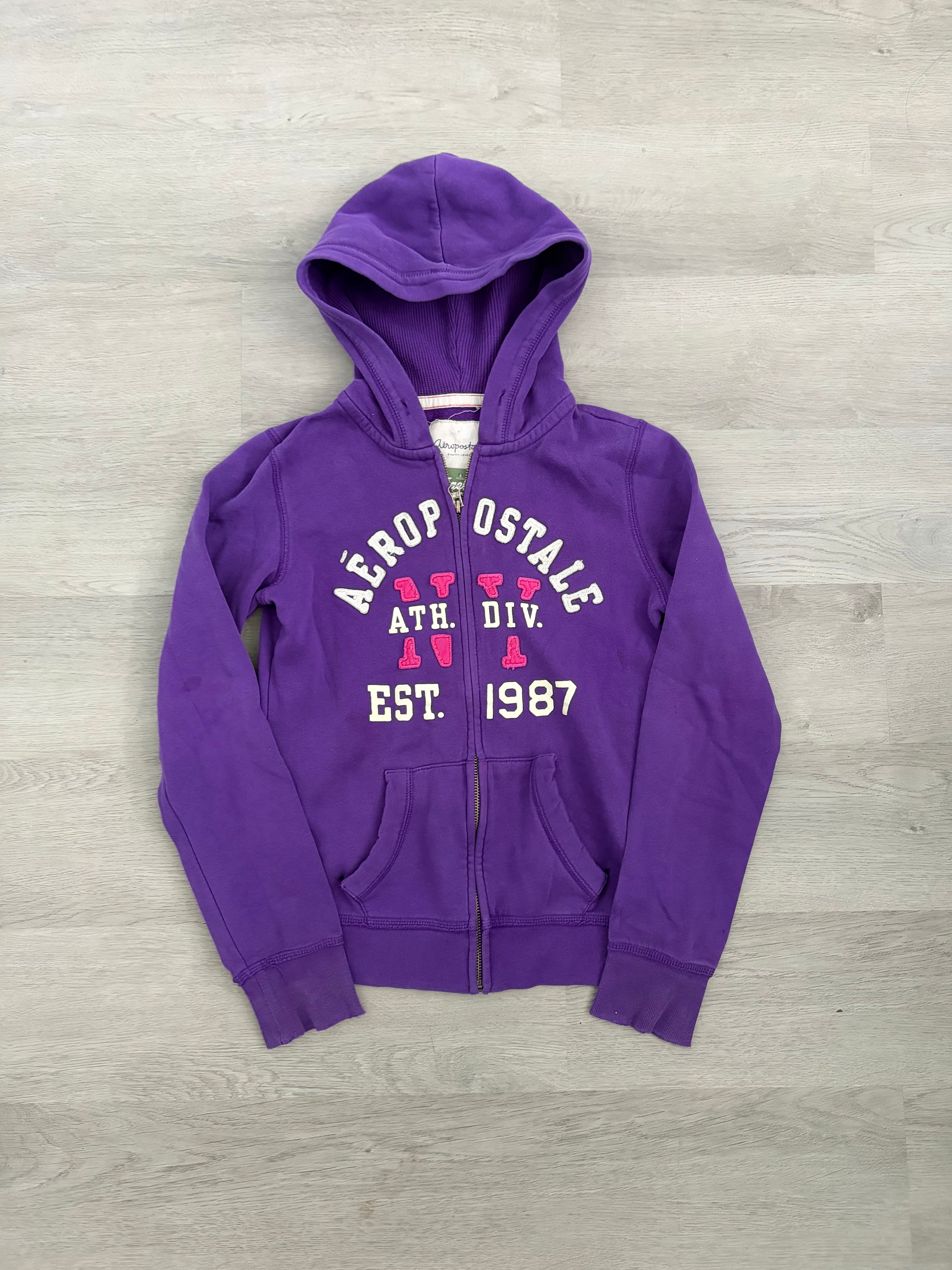 Women’s Purple Aeropostale Zip Up Hoodie