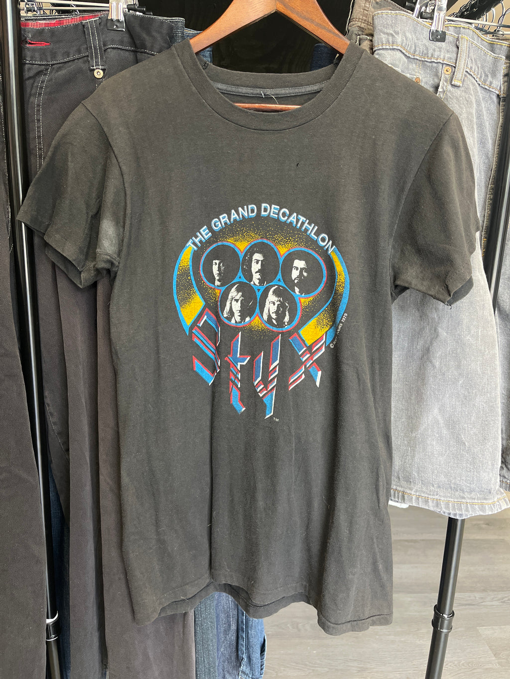 Vintage Styx 1979 The Grand Decathlon Tee