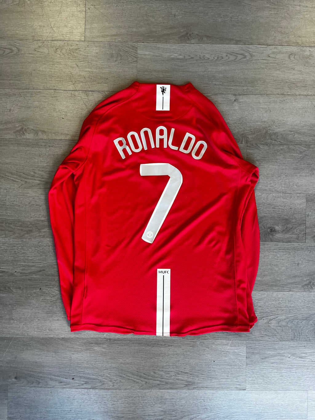 Manchester United 2008 UEFA Champions League Final Long Sleeve Home Jersey