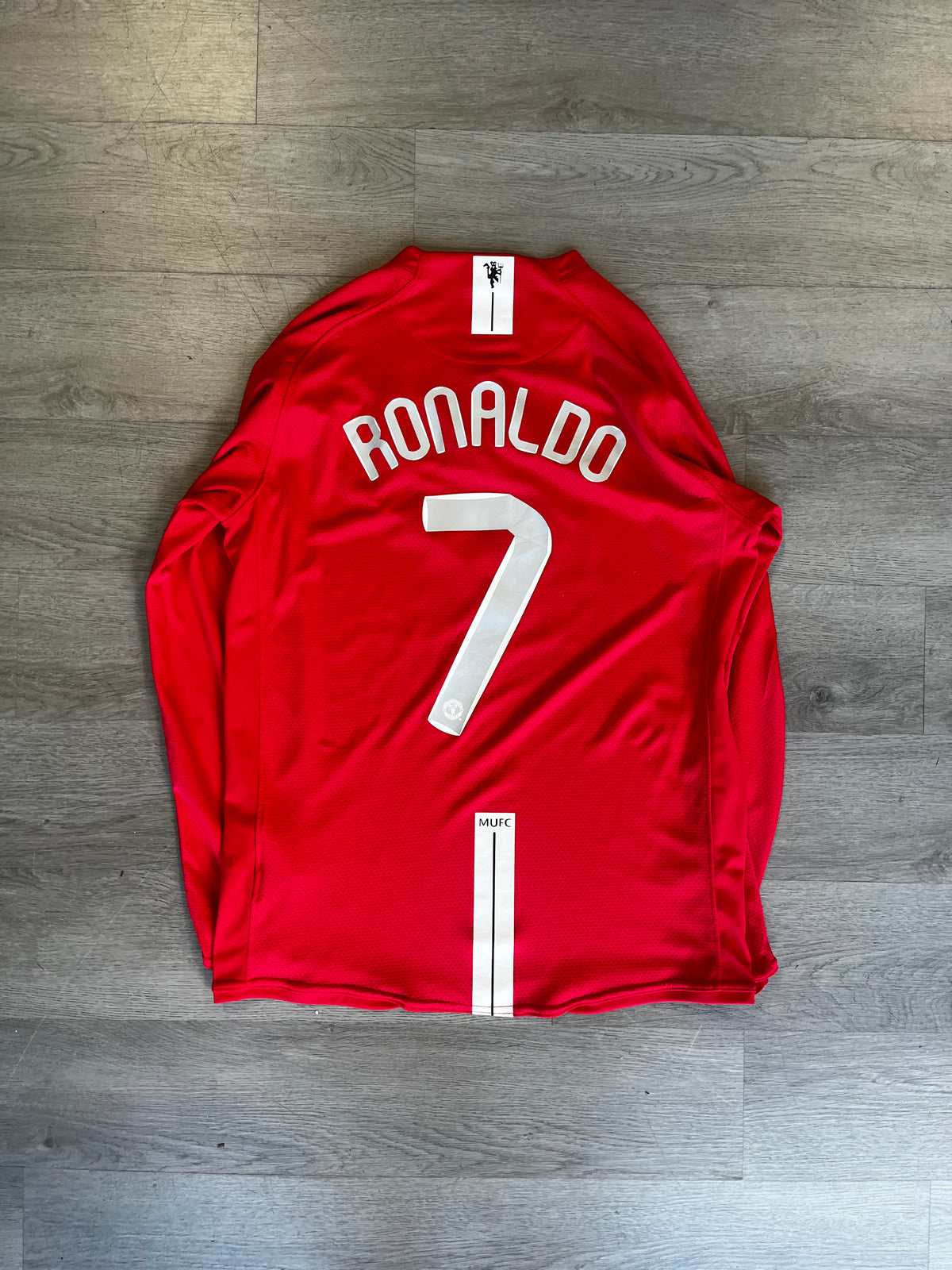 Manchester United 2008 UEFA Champions League Final Long Sleeve Home Jersey