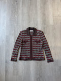 Vintage 80s Women’s San Remo Acrylic Knit Zip Up Jacket