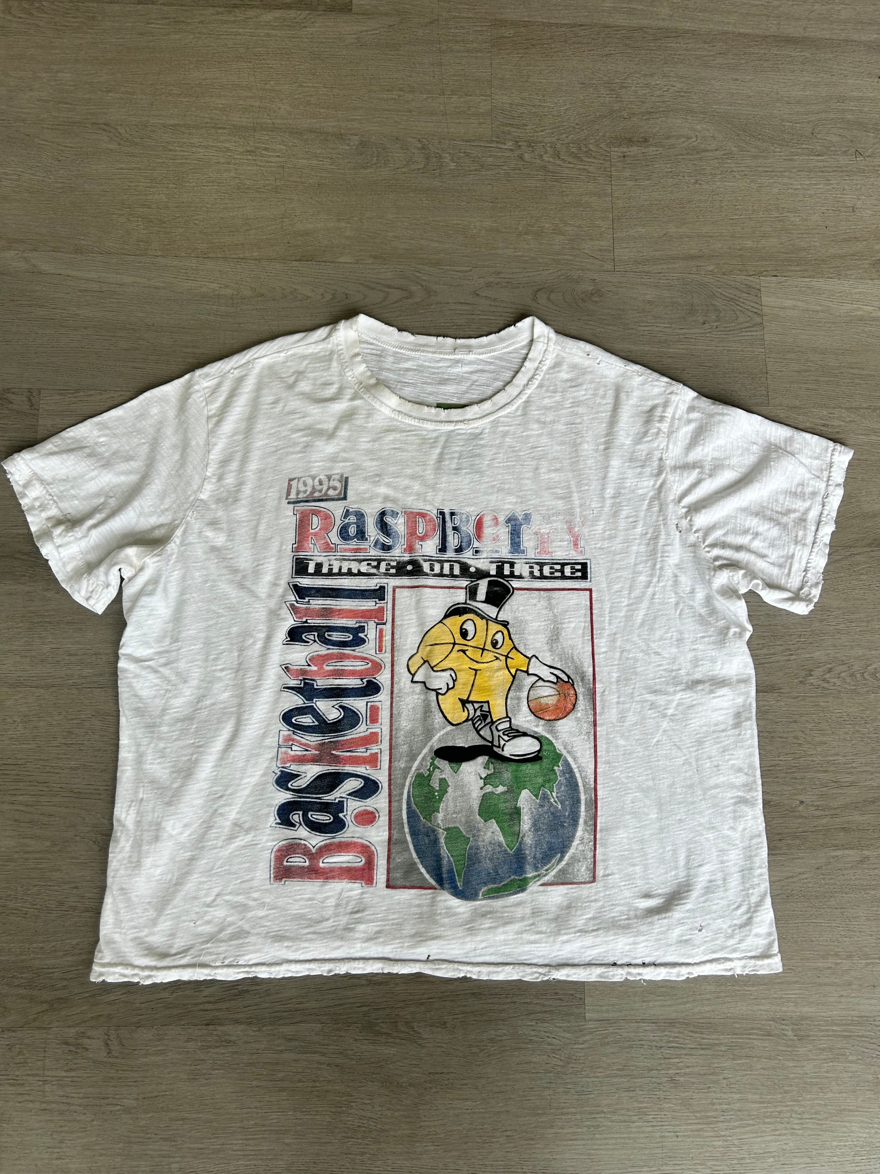GV Gallery Raspberry 3-On-3 Basketball Tee