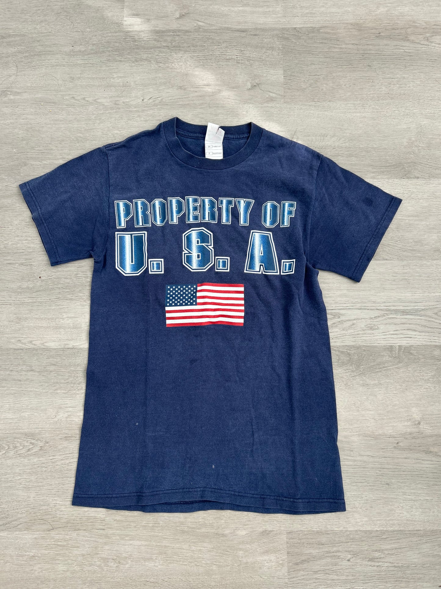Vintage Navy Property of USA Tee