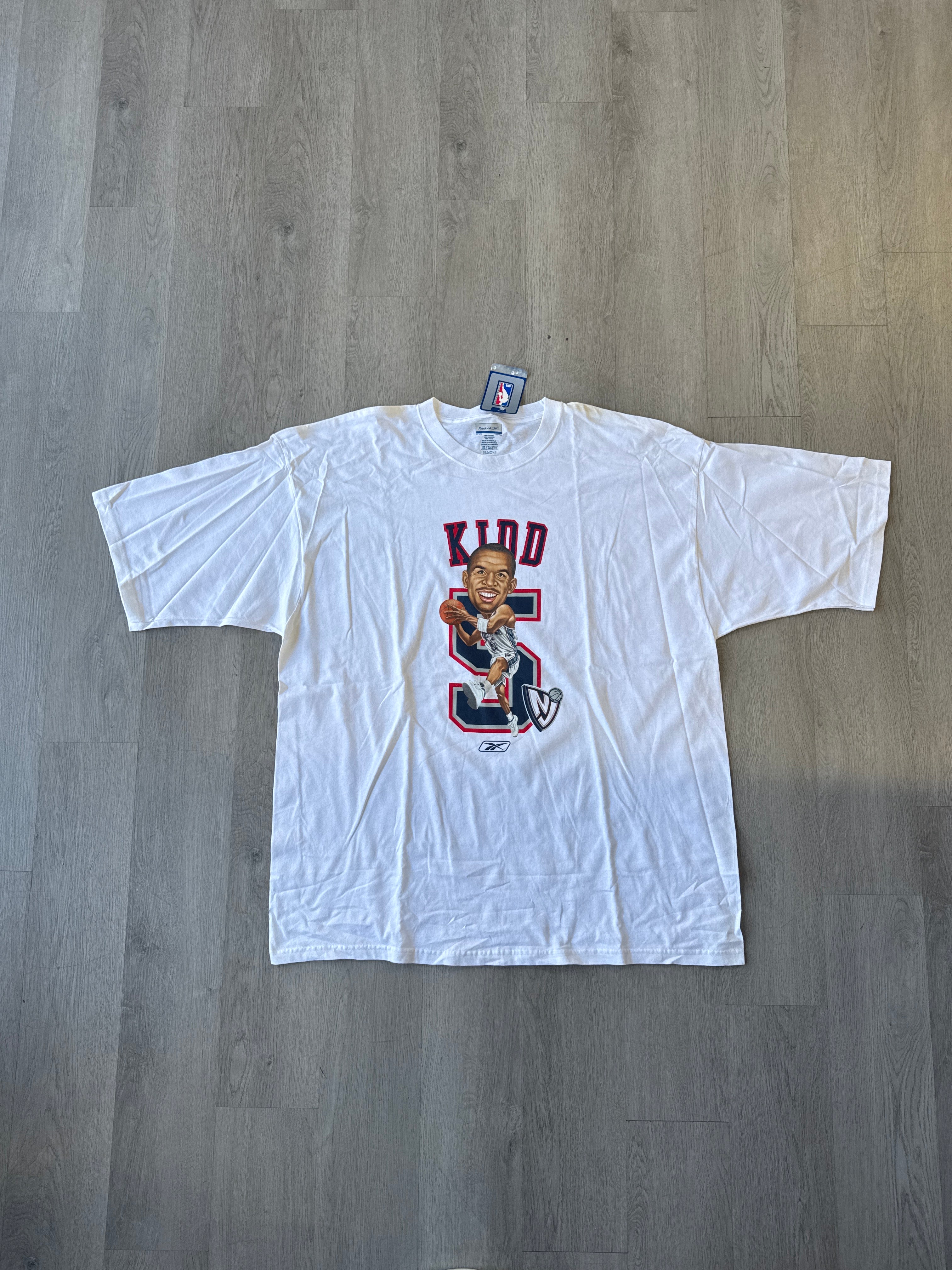 Vintage Reebok New Jersey Nets NBA Jason Kidd Tee