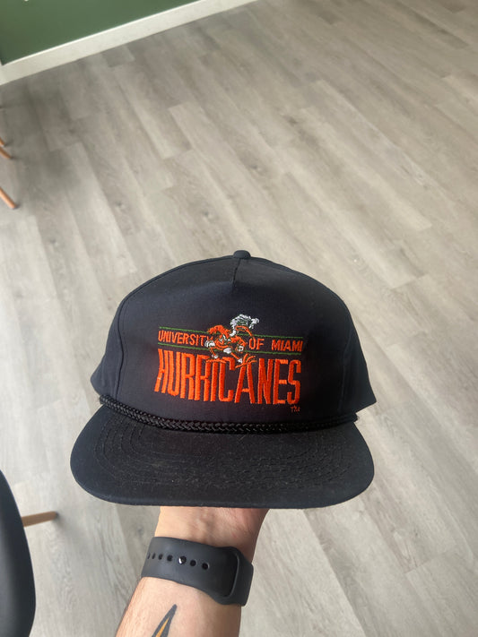 Vintage U Miami Hurricanes Hat