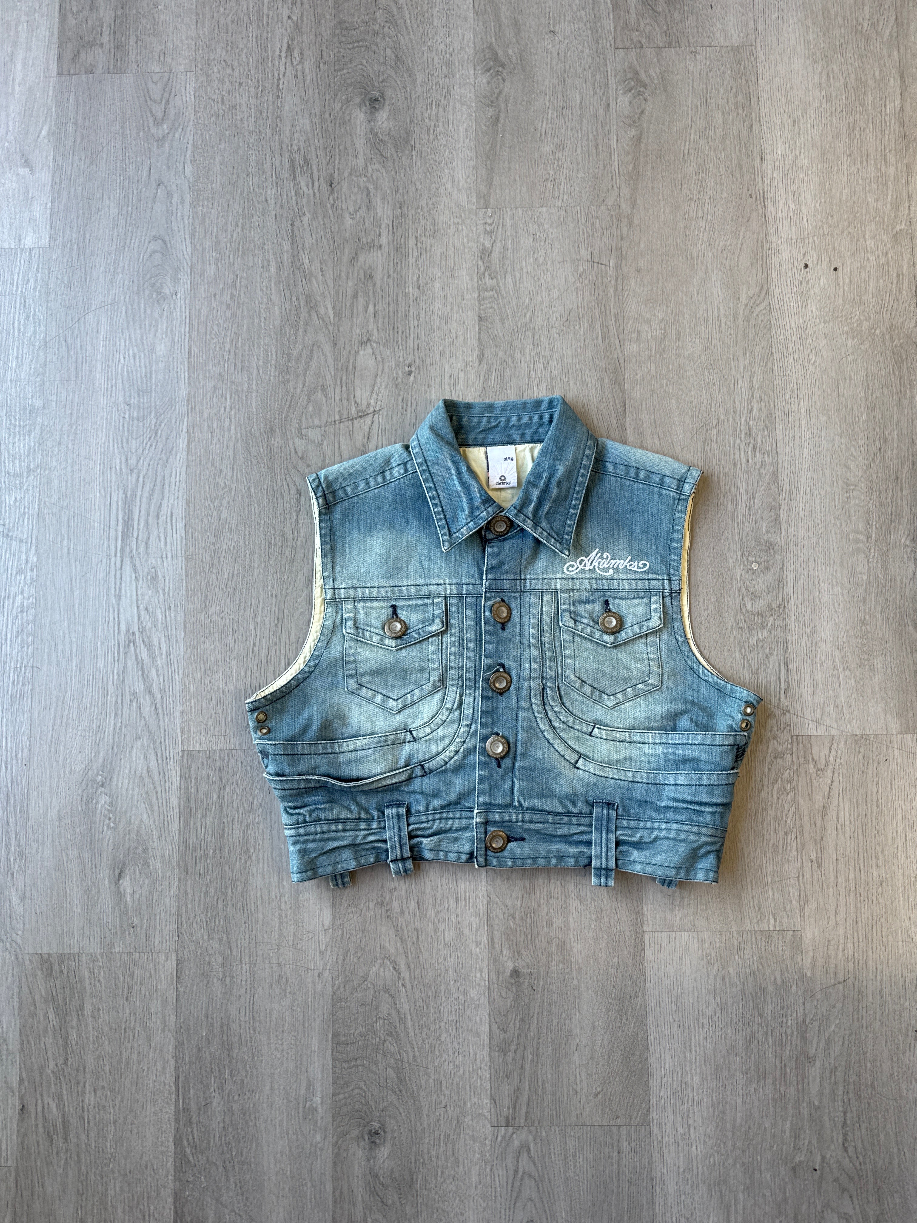 Y2K Akademiks Women’s Embroidered On The Money Vest