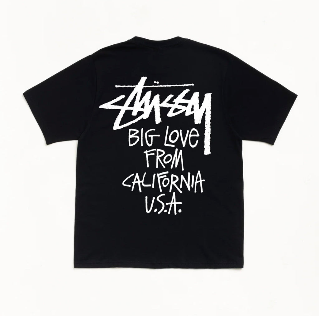 Stussy Black Big Love Tee Stüssy