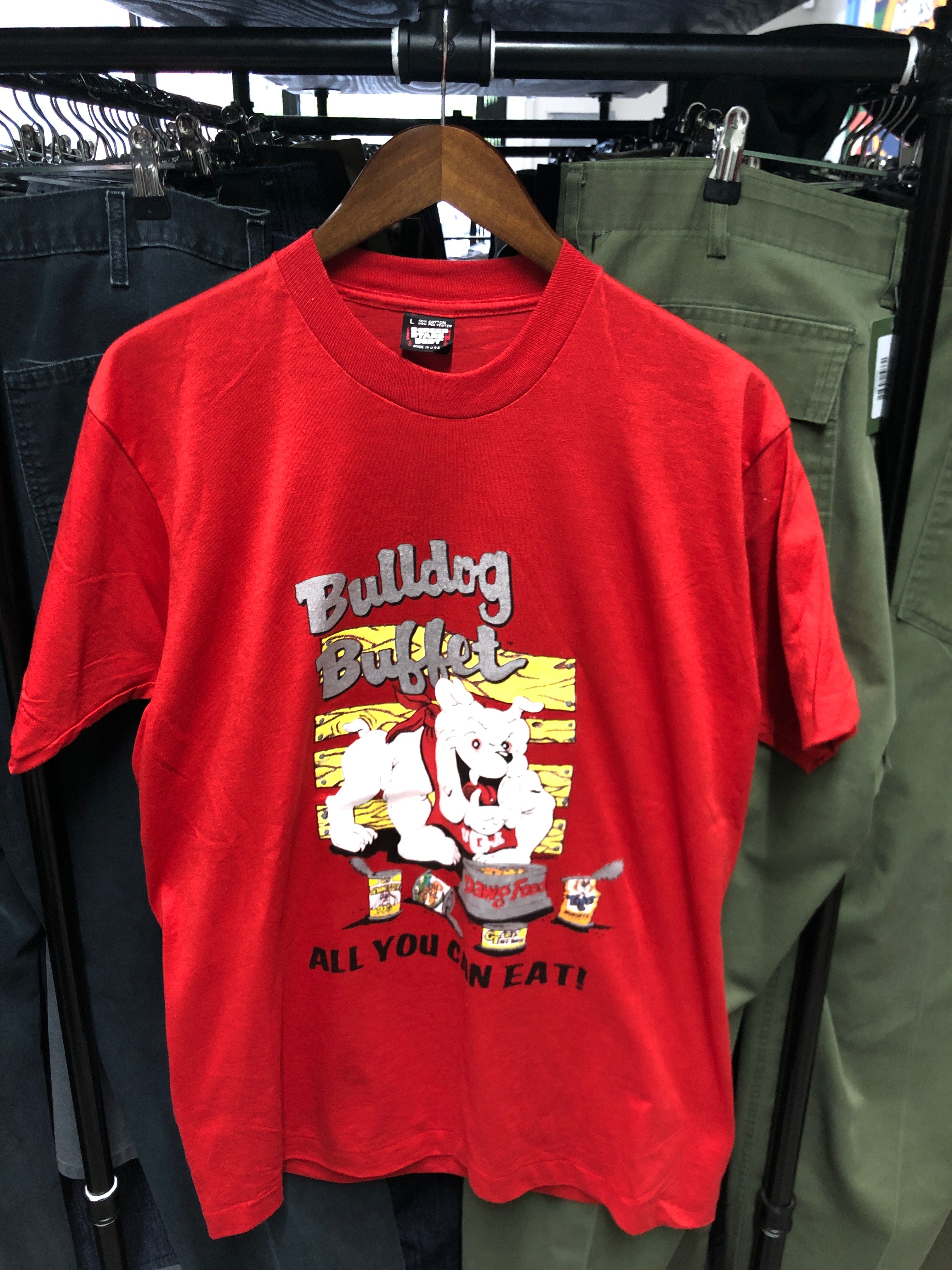 Vintage University Of Georgia Bulldog Buffett Tee