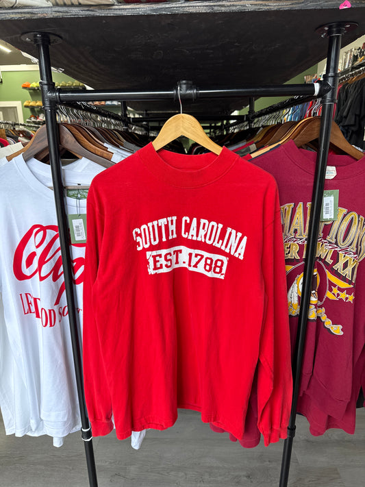 Vintage University Of South Carolina Gamecocks Long Sleeve