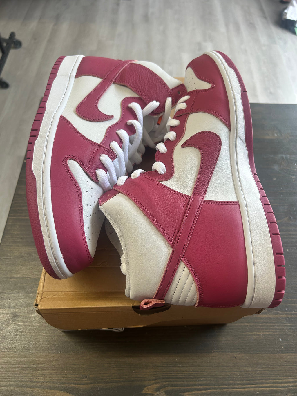 Pre Owned Nike SB Dunk High Pro Orange Label