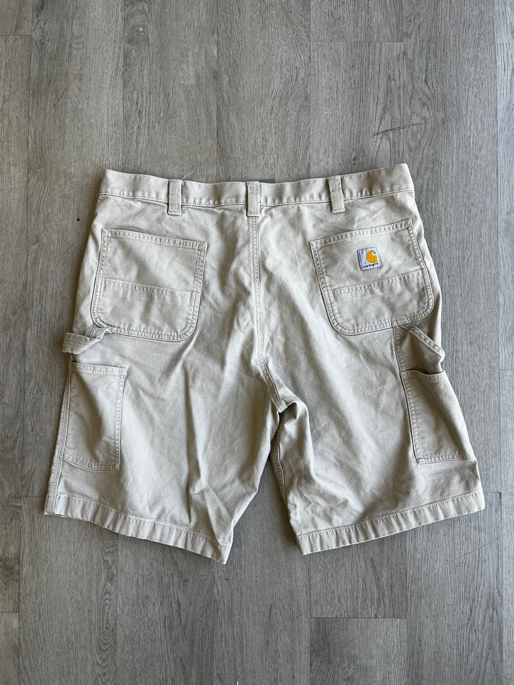 Carhartt Tan Men's Relaxed Fit Work Shorts
