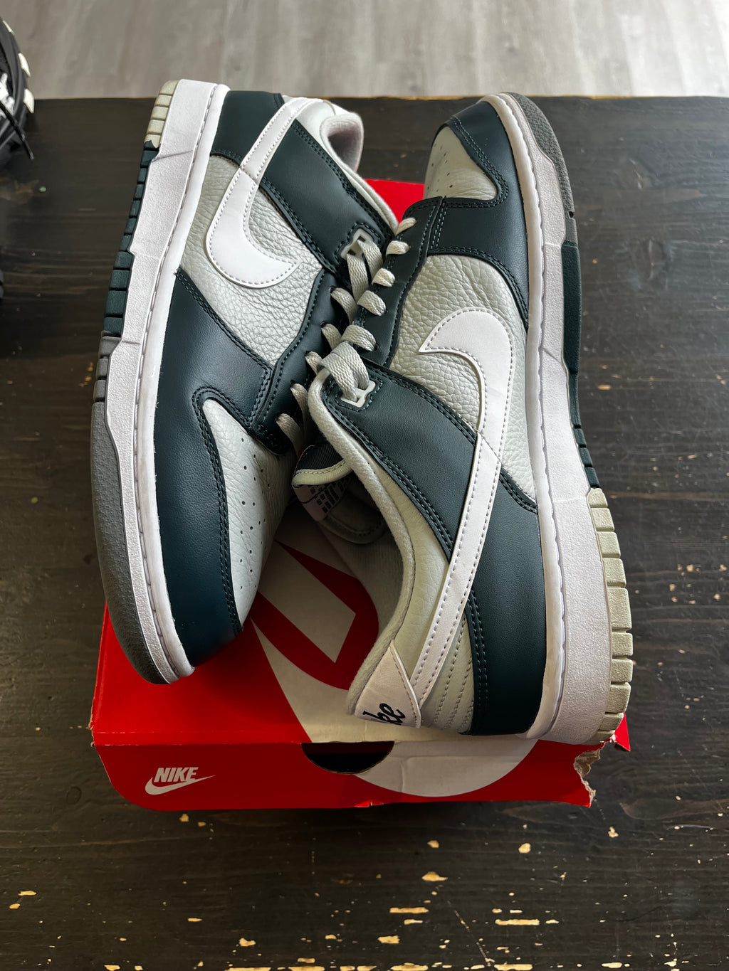 Pre-Owned Nike Dunk Low Retro Split Deep Jungle