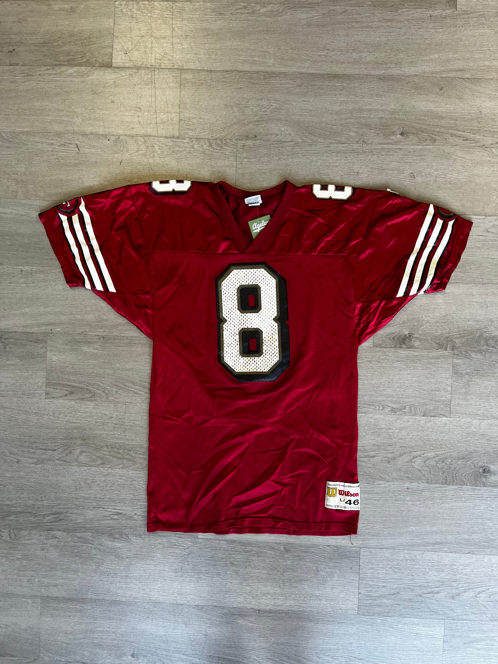 Vintage 1990s Wilson San Francisco 49ers Steve Young #8 Jersey