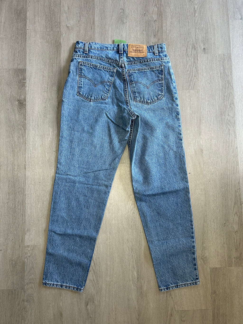 Levi 951 Relaxed Fit Tapered Leg Medium Wash Denim Jeans