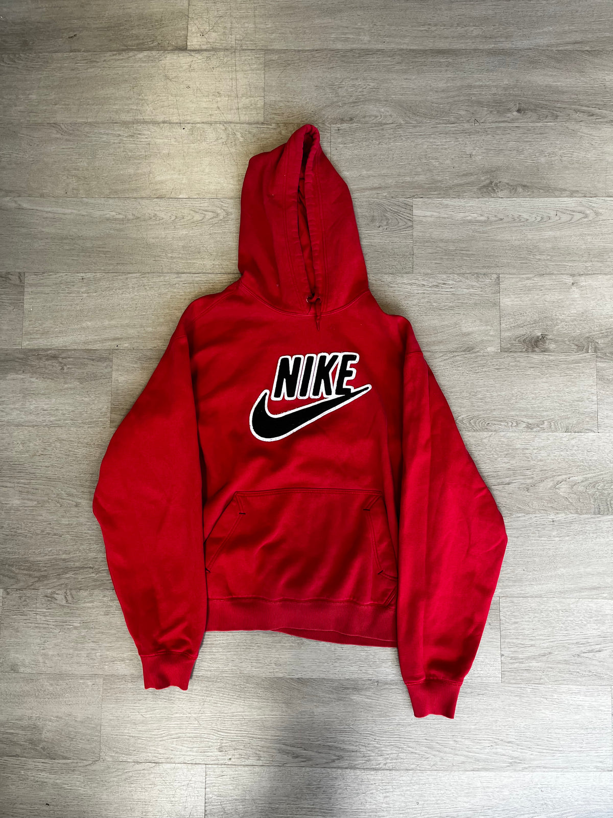 Vintage Red Nike Hoodie