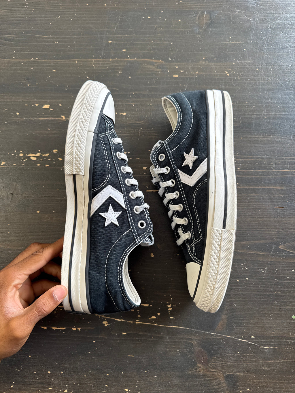 Pre-owned Converse Star Player 76 Low Black White