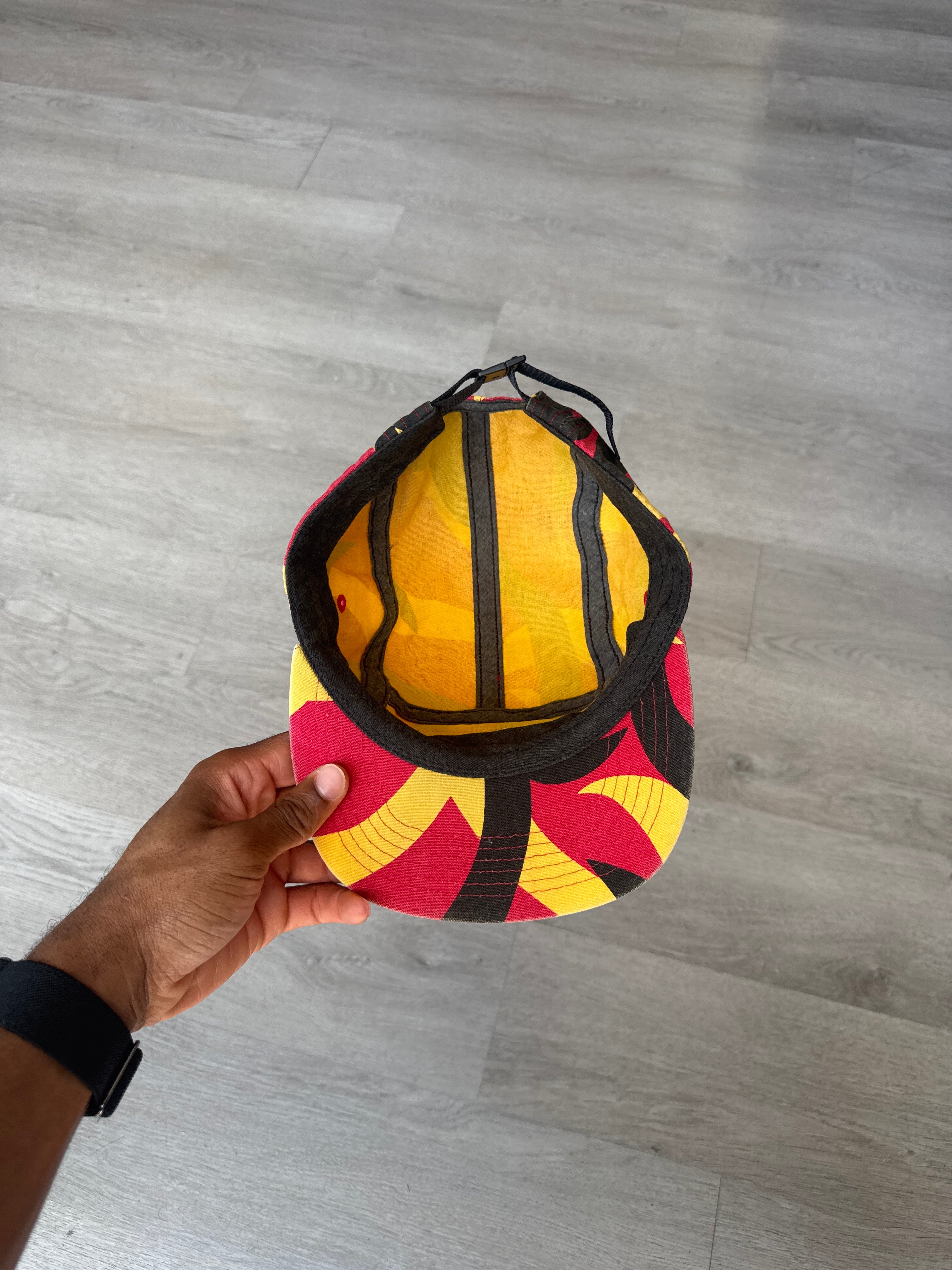 Supreme Military Red Tribal Camo Camp Cap (FW19)