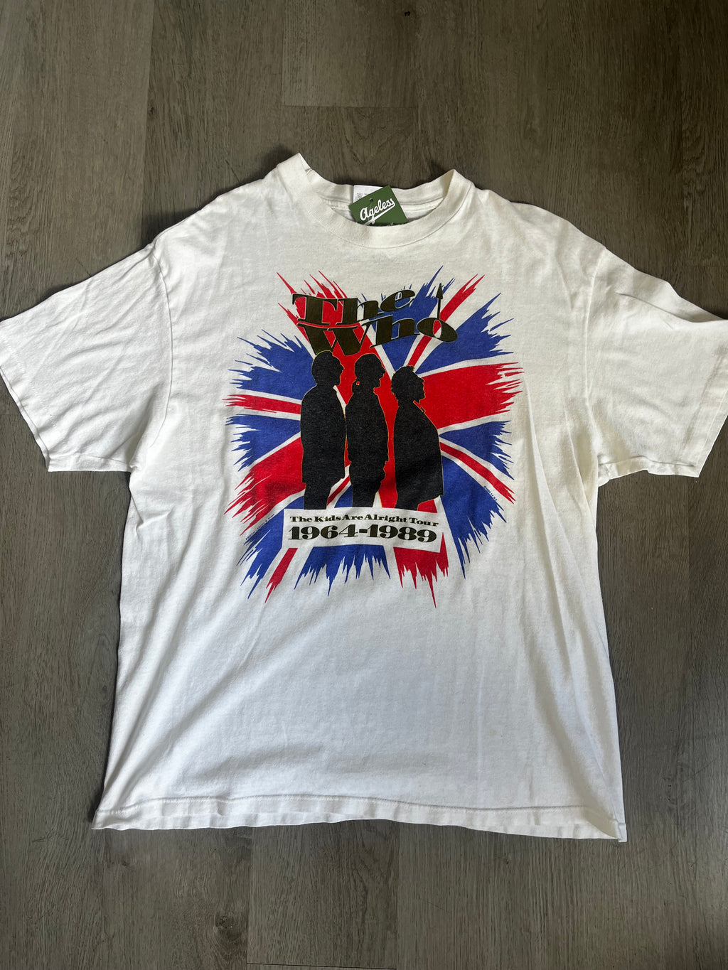 Vintage The Who The Kids Are Alright 1989 Tour Tee