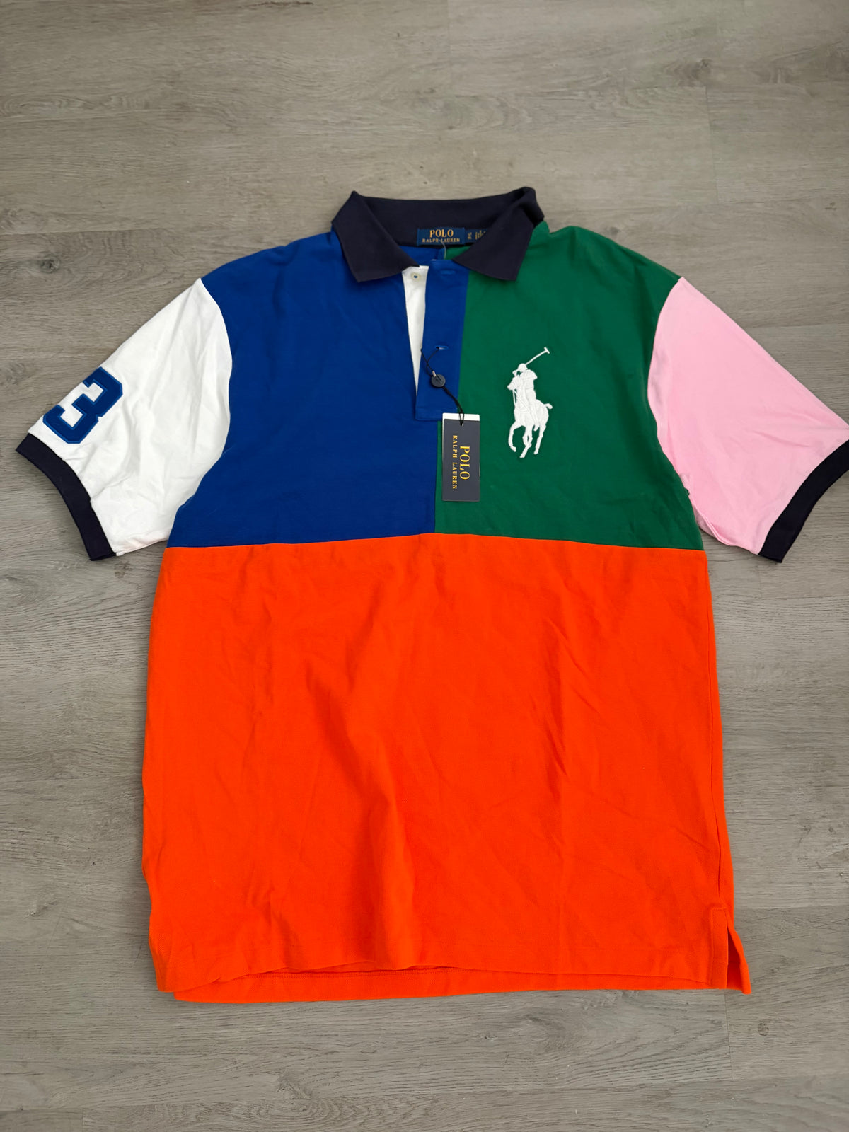 Polo Ralph Lauren Big Pony Color-Blocked Polo