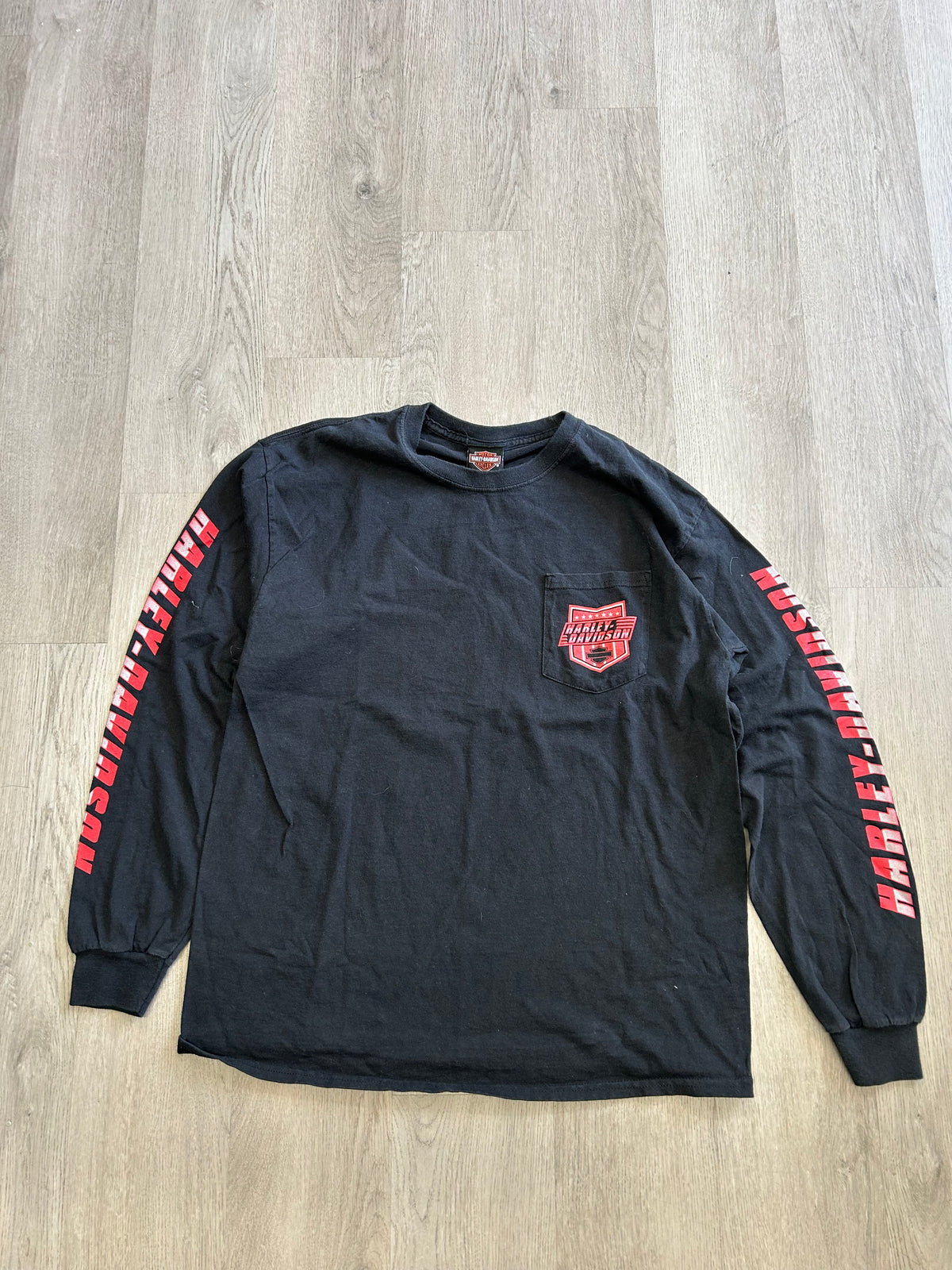 Vintage Harley Davidson Triple S West Virginia Long Sleeve Tee