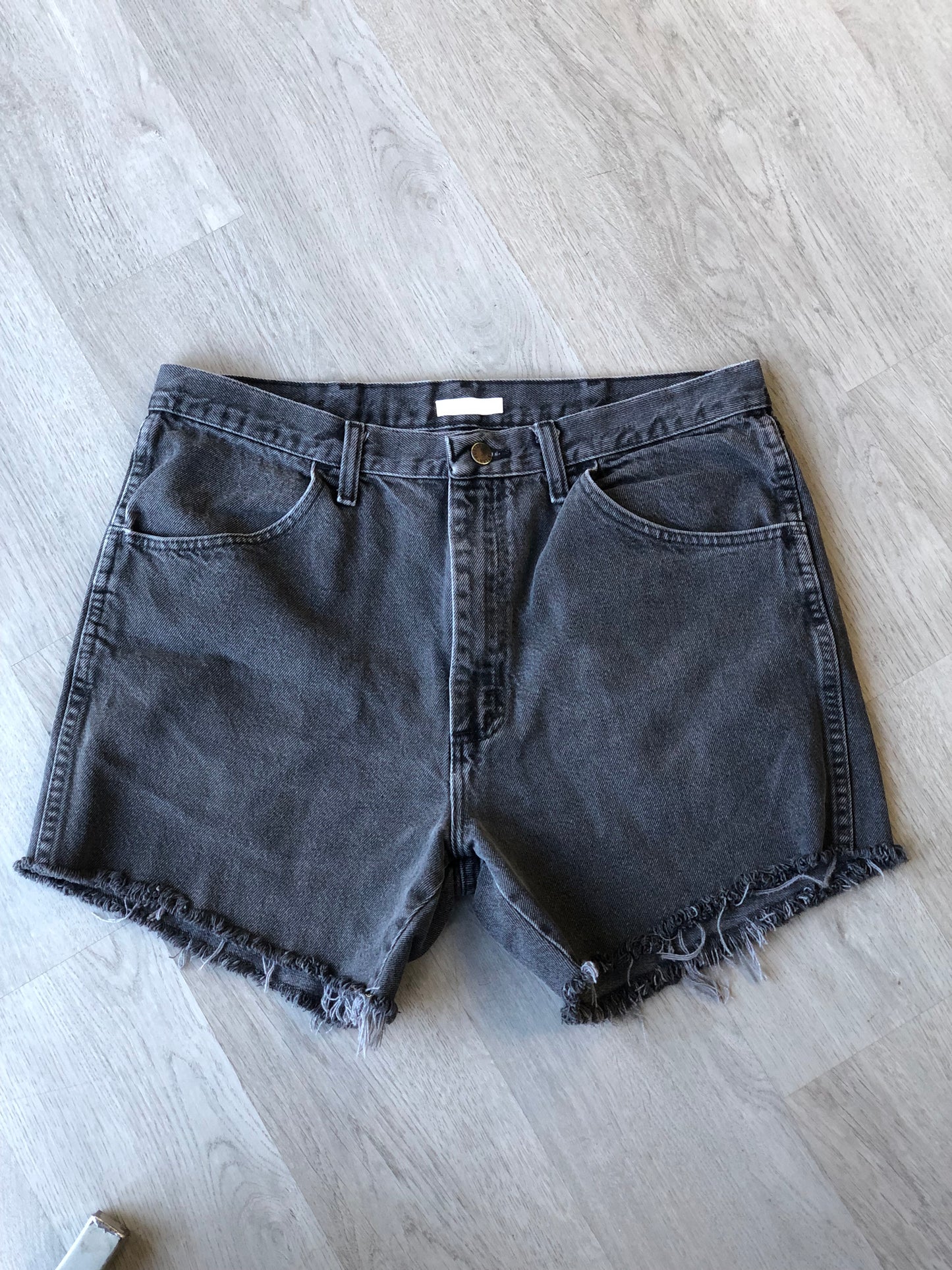 Vintage Rustler Grey Cutoff Shorts
